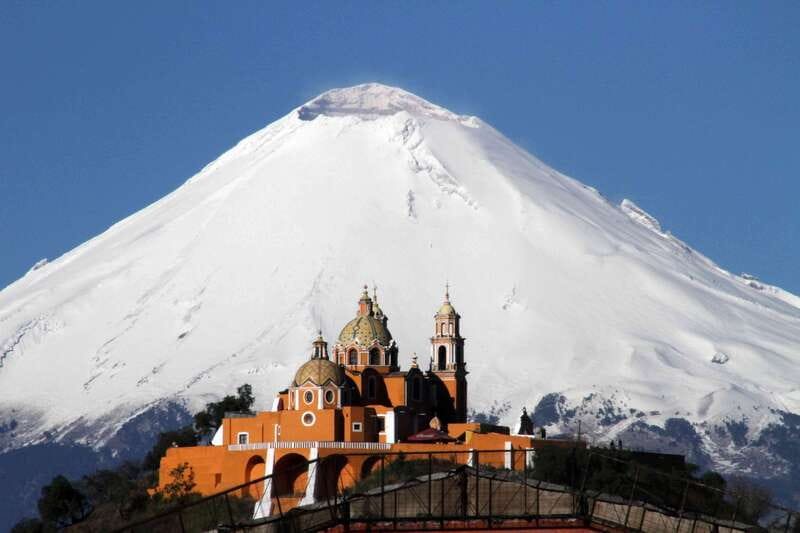 From Mexico City: Cholula Pyramid & Puebla Small Group Tour - The Great Pyramid and the church above it