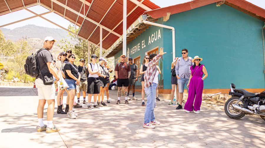 From Oaxaca de Juarez: Hierve el Agua and Mezcal Distillery - What the mezcal stop adds