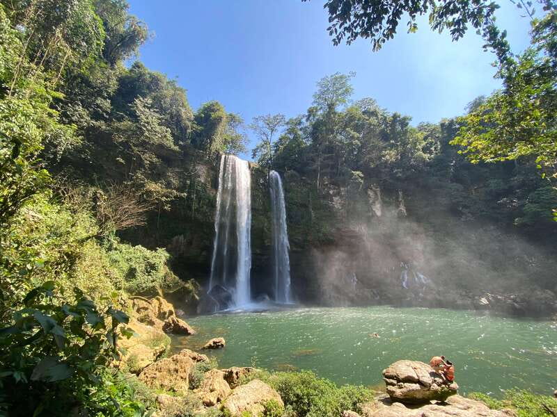 From Palenque: Waterfalls Misol-ha y Agua Azul. - The Long Road From Palenque