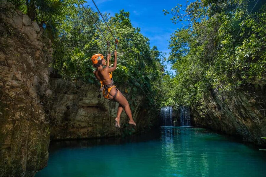 From Playa del Carmen: Xplor Park Admission, Full Day - Starting underground among limestone walls