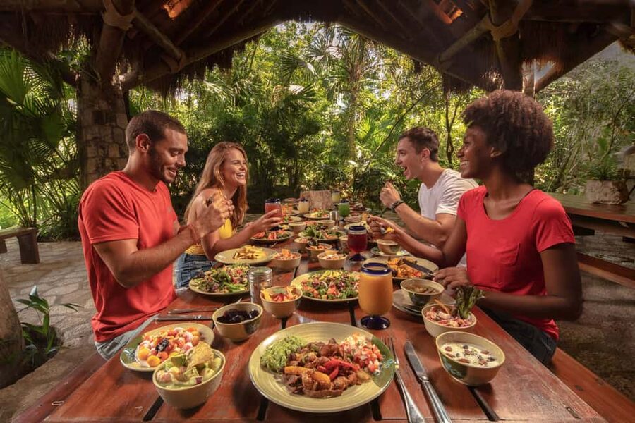From Playa del Carmen: Xplor Park Admission, Full Day - Buffet food, snacks, and a useful break