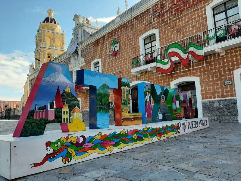 From Puebla: Cholula and Atlixco Magical Towns Tour - Atlixco: flowers, plazas, and Popocatépetl views