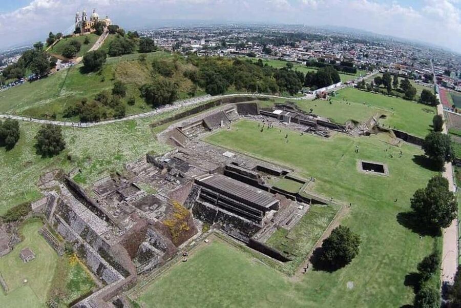 From Puebla: Guided Tour of Cholula - Walking up to the Sanctuary of Our Lady of Remedies
