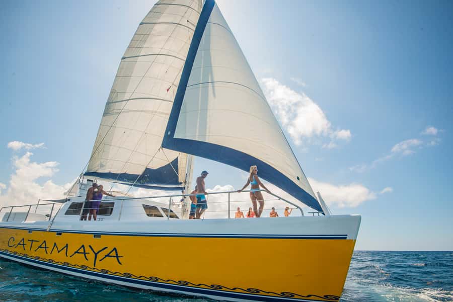 From Puerto Aventuras: Share Catamaran Tour - Key points to know before you book