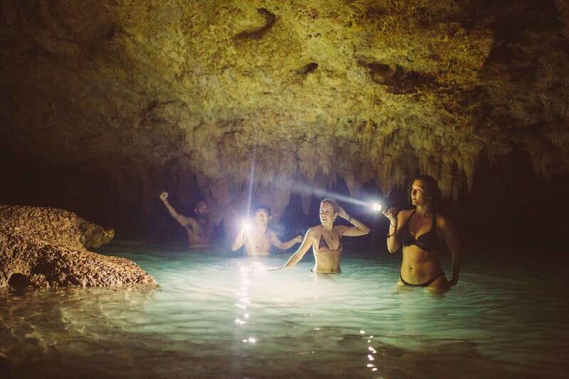 From Riviera Maya: Snorkeling & Private Cenote Half-Day Tour - From Tulum to the first water stop