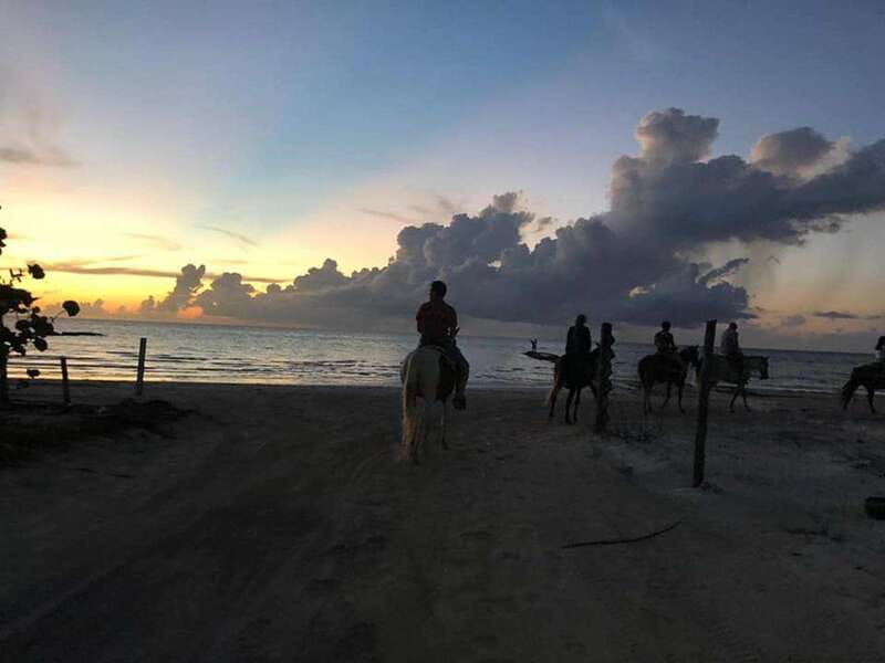 Group horseback ride on Holbox Island, Quintana Roo - Meeting Victor and Getting Comfortable