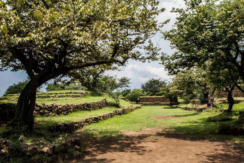 Guadalajara: Guachimontones pyramids Archaeological Site - Walking through the Iguana circle