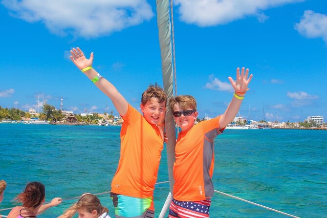 Half Day Sailing Private Catamaran to Isla Mujeres - Drinks, music, and the social side of the boat