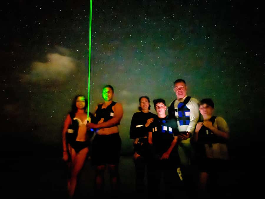 Holbox: Bioluminescence by Kayak and Stargazing. - Walking where your footprints begin to glow