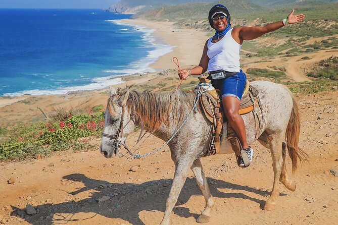 Horseback Riding Beach and Desert in Cabo - Photos, helmets, and keeping your hands free