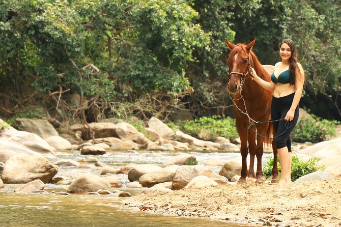 Horseback Riding in Sayulita Through Jungle Trails to the Beach - Reaching the black-sand beach