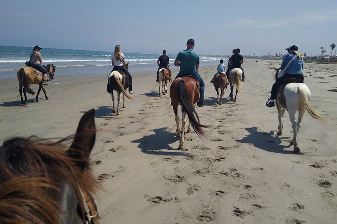 Horseback Riding on the Beach from Ensenada - The people who make the ride work