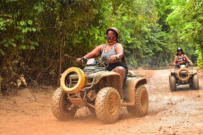 Horseback Riding plus ATV, Cenote, Ziplines, and Lunch - Four ziplines offer a cool burst of air