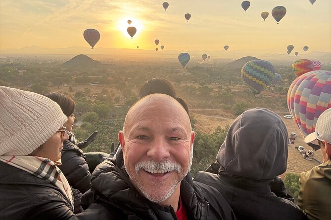 Hot Air Balloon Flight with Breakfast Cave and Pyramids Tour - Breakfast beneath a natural cave