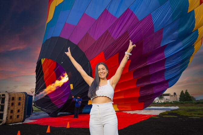 Hot Air Balloon Flight with Breakfast Cave and Pyramids Tour - Coffee, safety instructions, and the balloonport routine
