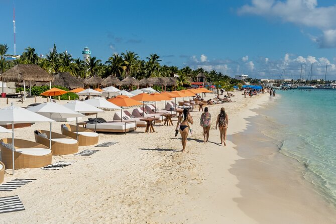 Isla Mujeres Cruise with Beach Club, Snorkel, Lunch and Open Bar - Playa Norte and the Caribbean swim stop