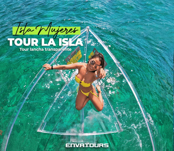 Isla Mujeres: Excursion Crystal Boat Tour at the Caribbean - Starting at Marina Bartolomé