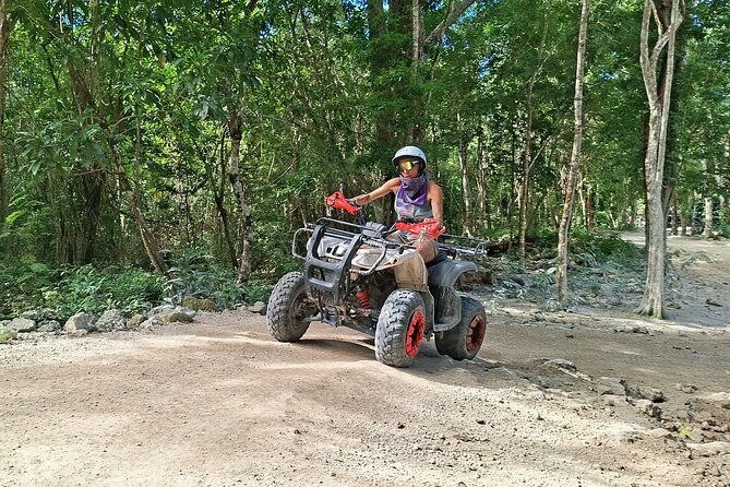 Jade Caverns and Mayan Village Cozumel ATV TOUR - El Cedral, Mayan history, and an old church