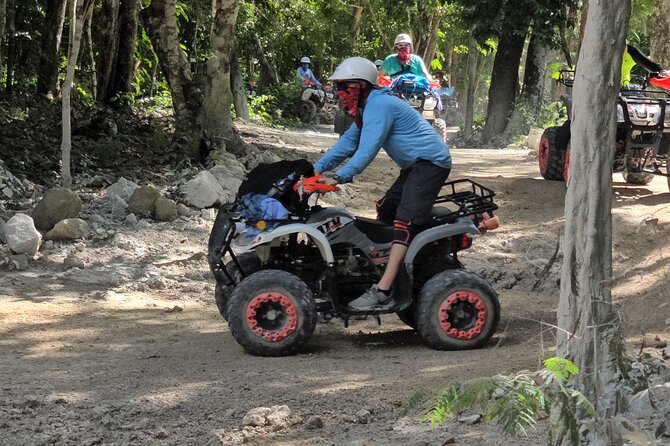 Jade Caverns and Mayan Village Cozumel ATV TOUR - Pickup, communication, and cruise-day timing