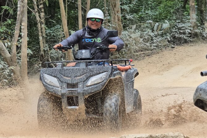 Jade Caverns and Mayan Village Cozumel ATV TOUR - Jade Cenote and the 20-foot jump