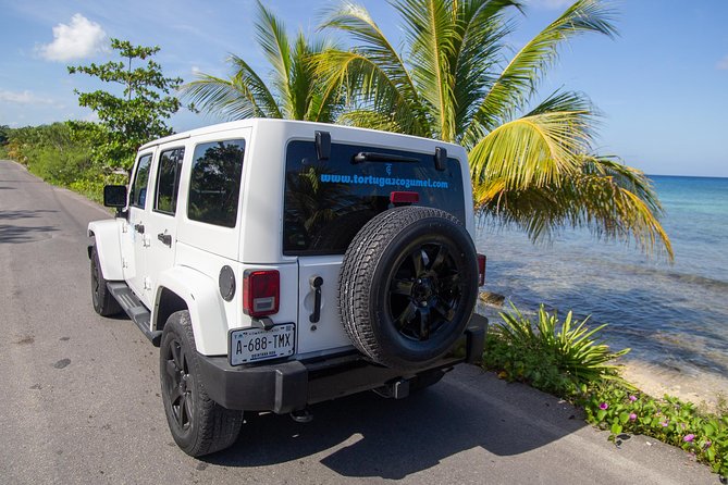 Jeep Exploration & All Inclusive Tortugas Beach Break (Private) - Pickup from cruise ports, ferry, and hotels