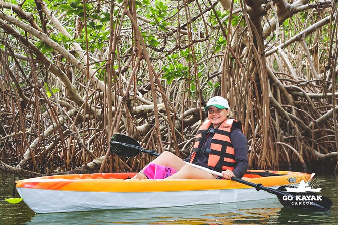 Kayak Tour at Sunset in Cancun - The open-water section requires the most effort