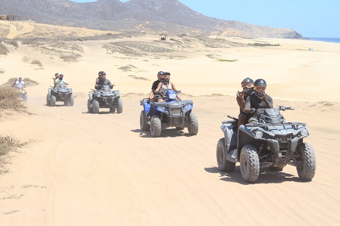 Los Cabos Beach & Desert Tour in Automatic ATV + Tequila Tasting - The desert trails and the old cactus stop