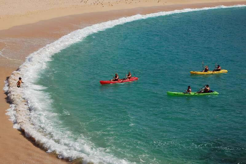 Los Cabos: Kayaking and Snorkeling in Two Pristine Bays - Santa Maria’s curved beach and first snorkeling stop