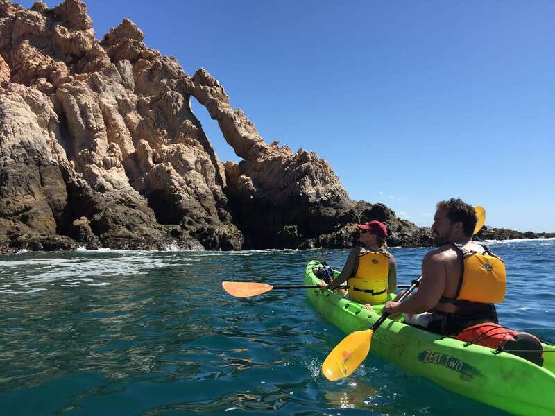Los Cabos: Kayaking and Snorkeling in Two Pristine Bays - The cliff route toward Chileno Beach