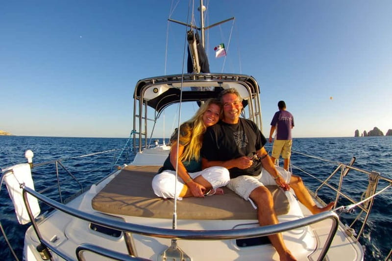 Los Cabos: Shared Sunset Sailing Cruise - From F Dock to Cabo’s famous Arch