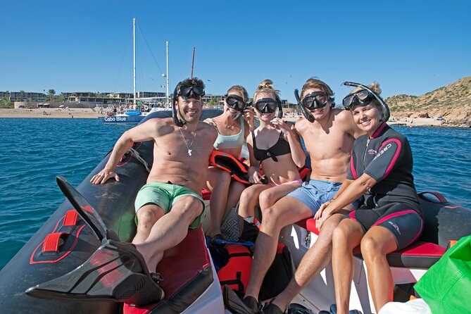 Los Cabos Snorkeling Tour by Speed Boat with Photos Included - Timing, group size, and who should book