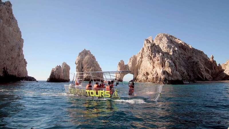 Los Cabos: Transparent Boat Tour with Optional City Tour - Sixty-five minutes for shopping and wandering