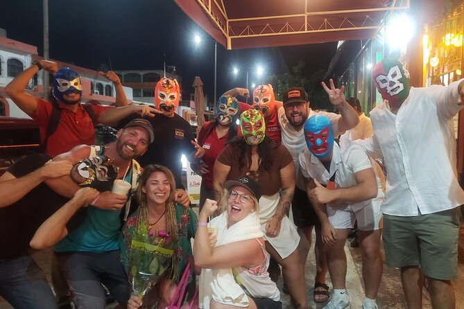 Lucha Libre, Tacos, Margaritas,Tequila and Night Market Tour - The night market and downtown Cancun