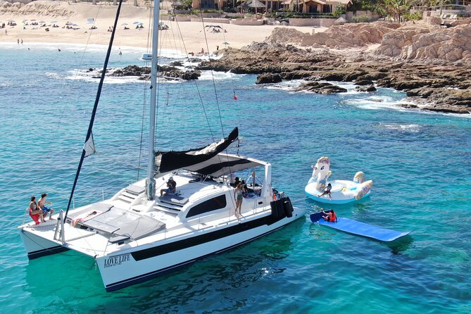 Luxury Sailing catamaran charter in Cabo San Lucas all inclusive - A private catamaran instead of a crowded Cabo cruise