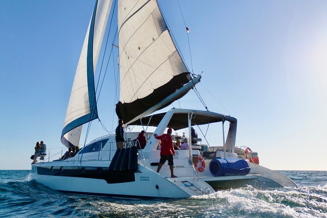 Luxury Sailing catamaran charter in Cabo San Lucas all inclusive - Cabo Bay, Pelican Rock, and Balconcito Beach