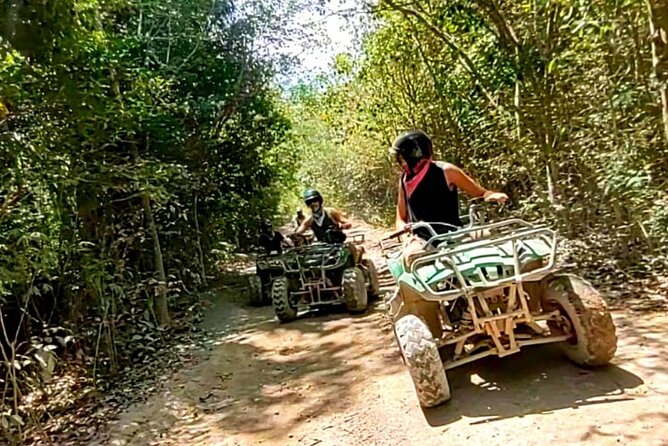 Maya Adrenaline Tulum: Cenote + 5 Ziplining + ATV Adventure - The cenote gives this adventure its purpose