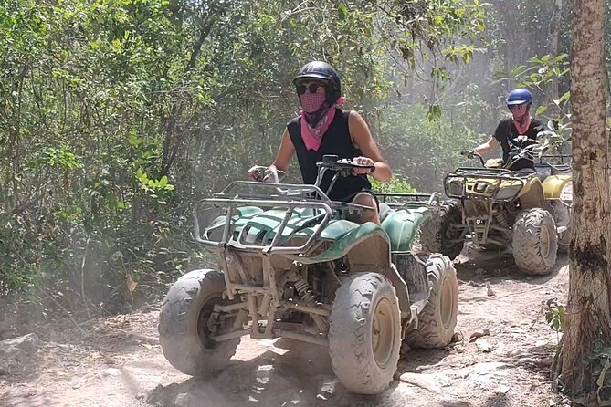 Maya Adrenaline Tulum: Cenote + 5 Ziplining + ATV Adventure - Five ziplines, including a 1-kilometer run