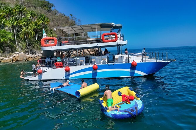 Mega Catamarans ALL INCLUSIVE Remote Paradise Beach Adventure - Lunch, snacks, and the open bar