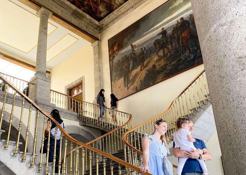 Mexico City: Chapultepec Castle Skip-the-Line Ticket - The uphill approach through Chapultepec Park