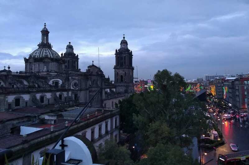 Mexico City: Double Decker Bus Night Tour - The Angel of Independence and Diana Cazadora