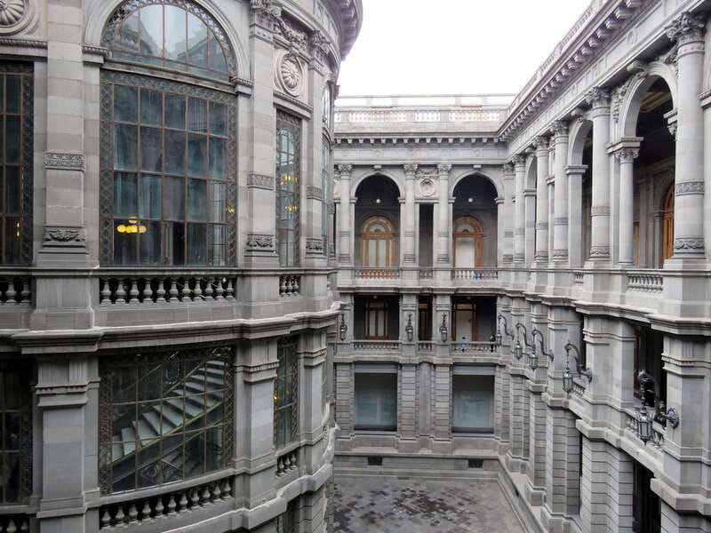 Mexico City Must-see Buildings & Palaces - The Banco de México facility and the tour’s most specialized stop