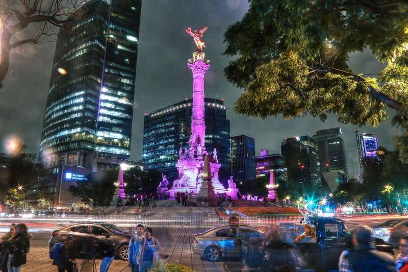 Mexico City: Night City Tour in a Double Decker Bus - Diana Cazadora, Reforma 222, and the Cibeles Fountain