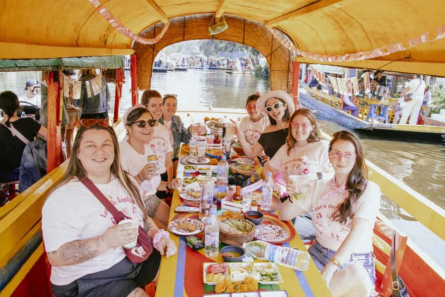 Mexico City: Xochimilco Boat with Guacamole & Premium Drinks - Following the two-hour canal route
