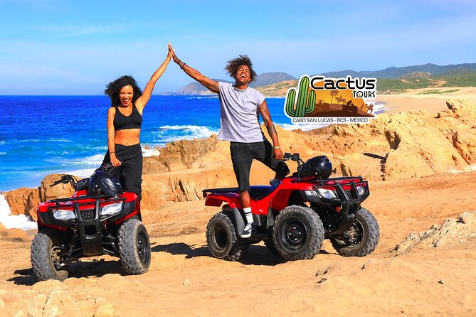 Migriño Beach and Desert ATV Tour in Cabo - Reaching Migriño Beach on four wheels