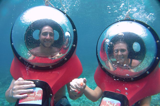 Mini-SUB Dive Tour from Cozumel - Following the guide through Cozumel National Park