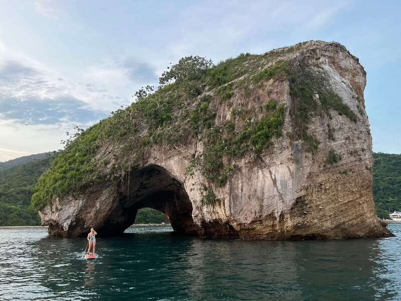 Mismaloya: Los Arcos Bioluminescent Waters Kayak & Cave Tour - Los Arcos after dark is the real prize