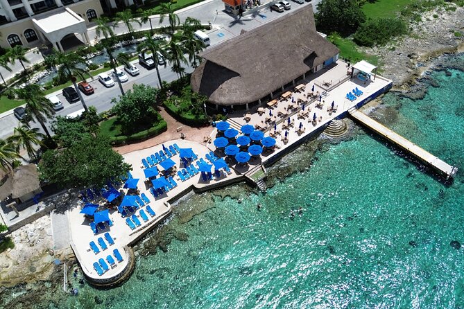 Money Bar Day Pass with Snorkel & Mexican Lunch - Reaching Dzul-Ha Reef from the shore