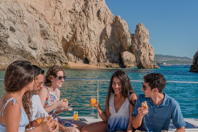 Multimillion Yacht Cabo Cruise Sunset or Snorkel Optional PICKUP! - Wildlife sightings are a bonus, not the main promise