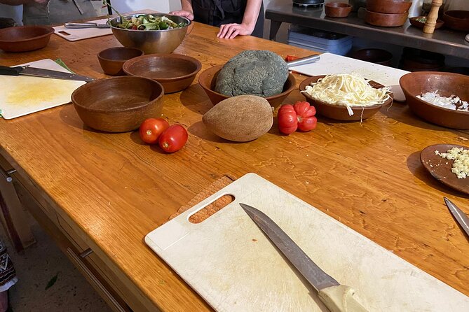 Oaxacan Vegetarian Cooking Class - Sitting down to a generous vegetarian meal
