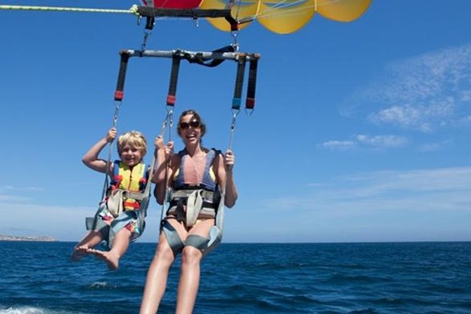 Outdoor Adventure: Parasailing in Los Cabos - What the Cabo view looks like from 600 feet